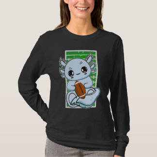 Camiseta Axolotl Plays Fantasy Football For Coach Center Gu