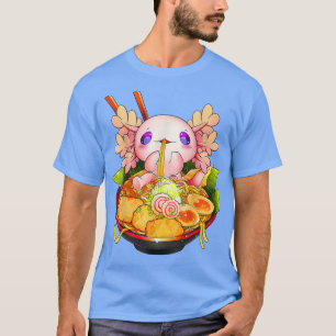 Camiseta Axolotl Ramen Kawaii Japón regalo de fideos animal