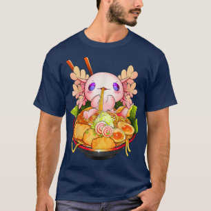 Camiseta Axolotl Ramen Kawaii Japón regalo de fideos animal