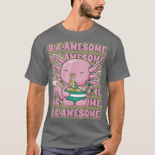 Camiseta Axolotl Ramen Ramón, de 8 años, es increíble