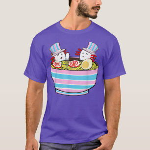 Camiseta Axolotl Ramen Tran del Orgullo de los Animales Tra