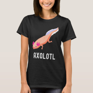 Camiseta Axolotl Salamander Animal de agua rosa