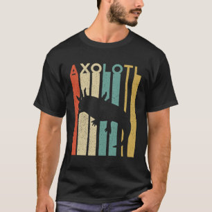 Camiseta Axolotl Salamander Retro Vintage Anfib Sunset de l