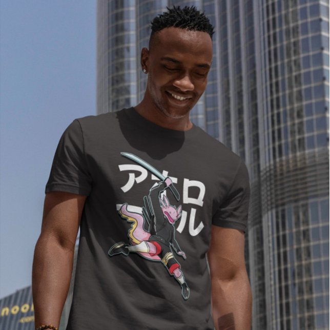 Camiseta Axolotl Samurai (Subido por el creador)