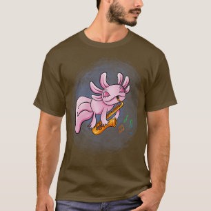 Camiseta Axolotl Saxofón