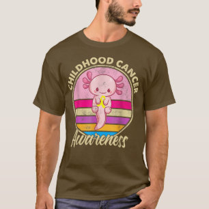 Camiseta Axolotl Sensibilización sobre el cáncer infantil