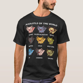 Camiseta Axolotl-Shirt Axolotl De Niños Del Mundo