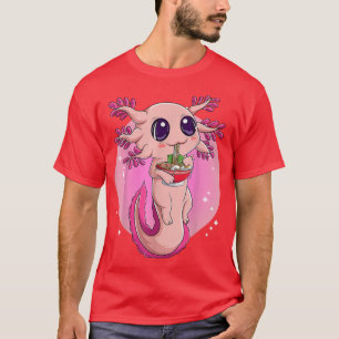 Camiseta Axolotl Shirt For Women Girls, Japanese Ramen Nood