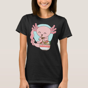 Camiseta Axolotl Shirt Ramen Bowl Noodles Japoneses Axolotl