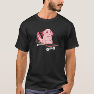 Camiseta Axolotl Skateboard Salamander Skateboarding