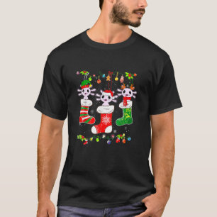 Camiseta Axolotl Socks Navidades enciende pijama familiar d
