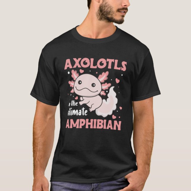 Camiseta Axolotl son el último punto anfibio de la Cute Axo (Anverso)