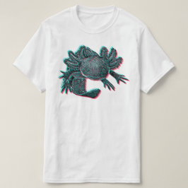 Camiseta Axolotl T-Shirt - Chromatic Aberration GLITCH