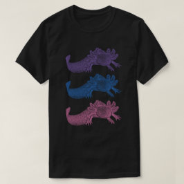 Camiseta Axolotl T-Shirt - PURPLE, BLUE and PINK