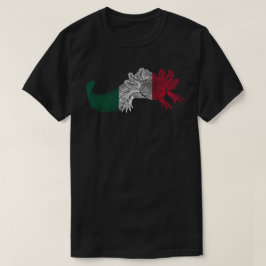 Camiseta Axolotl T-Shirt - RED, WHITE & GREEN - Mexico Flag