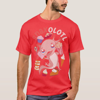 Camiseta Axolotl, un anfibio mexicano, amante de Snaxolotl