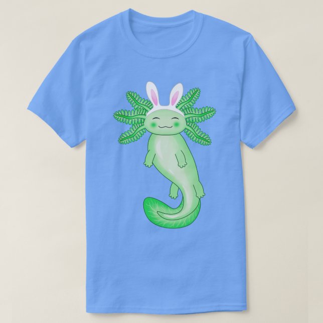 Camiseta Axolotl verde (Diseño del anverso)