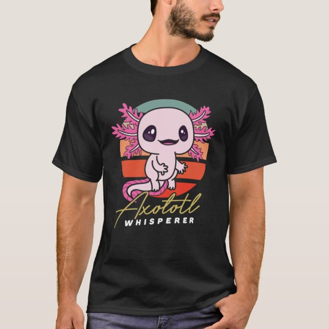 Camiseta Axolotl Whisperer Mexican Amphibian Tiger Salamand (Anverso)