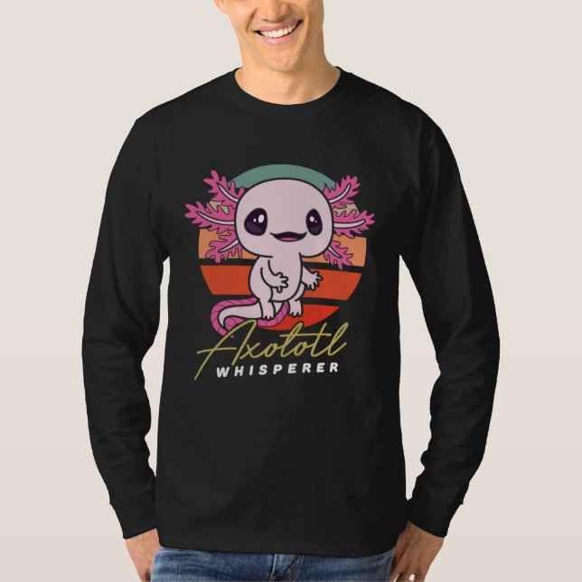 Camiseta Axolotl Whisperer Mexican Amphibian Tiger Salamand (Anverso)