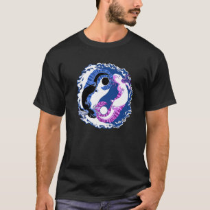 Camiseta Axolotl Yin Yang chino Ying Yang