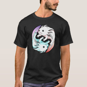 Camiseta Axolotl Yin Yang Cute Mexicanos Pescadores G