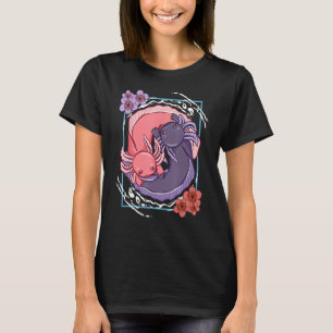 Camiseta Axolotl Yin Yang Plush Mascotas Cherry Blossom 1