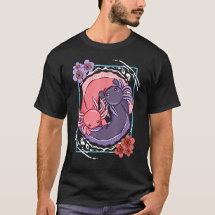 Camiseta Axolotl Yin Yang Plush Mascotas Cherry Blossom 1