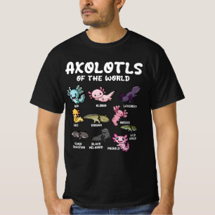 Camiseta Axolotls Del Mundo Cute Kawaii Axolotl Lover Oc