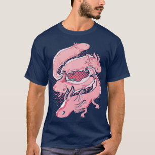 Camiseta Axolotls exóticos Salamander Axolotl