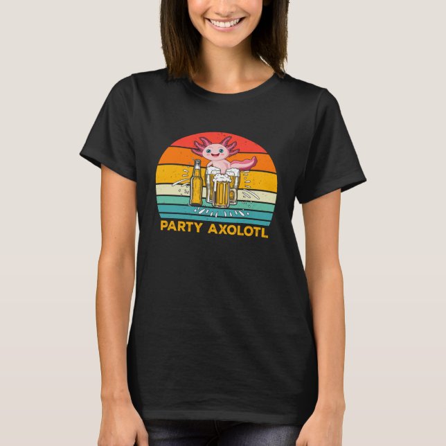 Camiseta Axolotls Is My Spirit Animal Heart Filled With Par (Anverso)