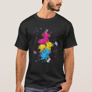 Camiseta Axolotls Orgullo Pansexual Lgbtq
