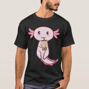 Camiseta Axolots Lover Mascota Animal Axolotl Bubble Tea Ka