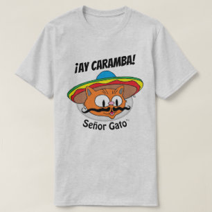 Camiseta ¡AY CARAMBA! Personalizado Cat Señor Gato™ de 