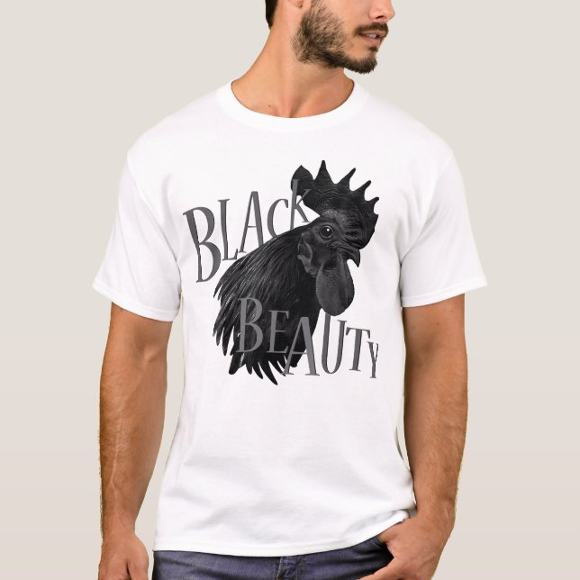 Camiseta Ayam Cemani Rooster Chickens (Anverso)