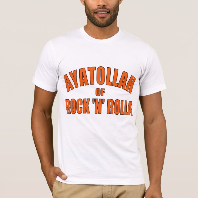 Camiseta Ayatolá de la roca "N" Rolla (Anverso)