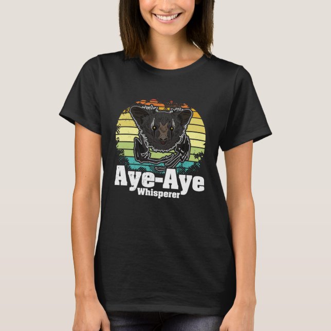 Camiseta Aye Aye Primates Lemurs Madagascar  12 (Anverso)