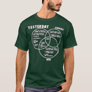 Camiseta Ayer en teoría de conjunto