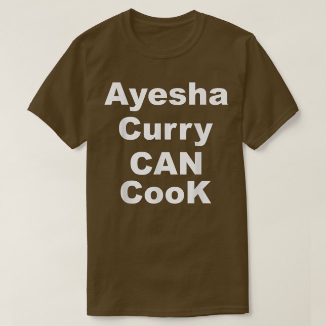 Camiseta Ayesha Curry Can Cook - Ayesha Curry Can Cook Tren (Diseño del anverso)