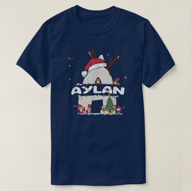 Camiseta Aylan Navidades con nombre aylan para divertidas n (Diseño del anverso)