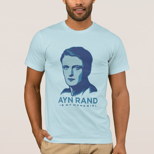Camiseta Ayn Rand es mi Homegirl (Anverso)