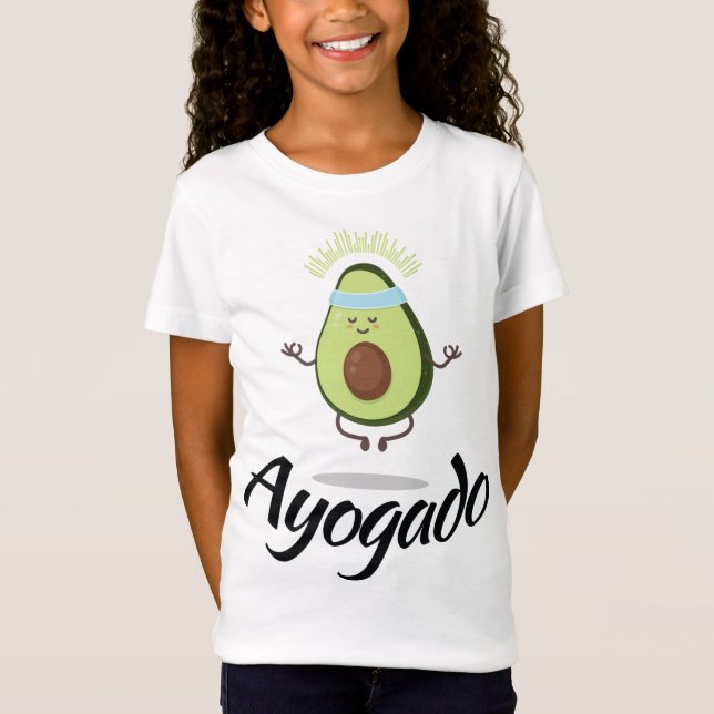 Camiseta Ayogado - Aguacate de yoga - Fruta espiritual - Ve (Anverso)