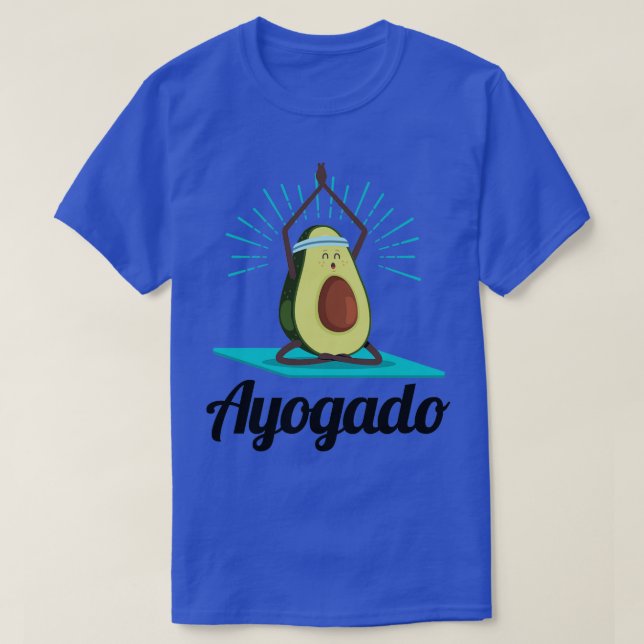 Camiseta Ayogado Yoga Aguacate (1) (Diseño del anverso)