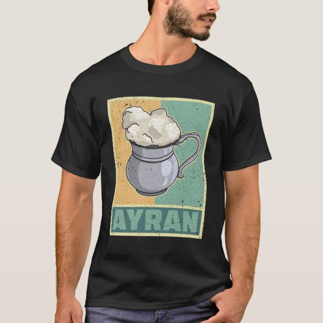 Camiseta Ayran Bebe Yogur de bebida nacional de Turquía (Anverso)