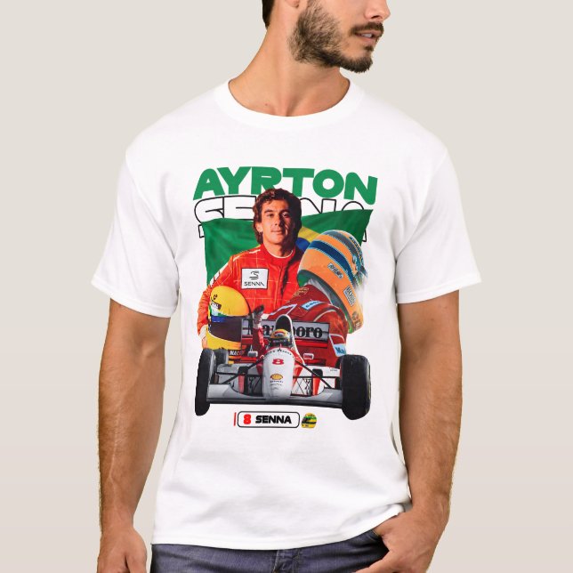 Camiseta Ayrton Senna (Anverso)