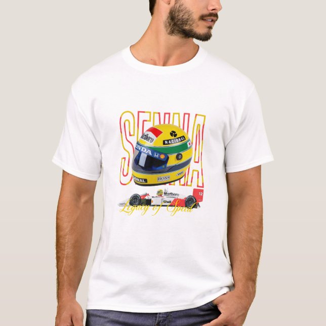 Camiseta Ayrton Senna Fan Formula 1 T-Shirt (Anverso)