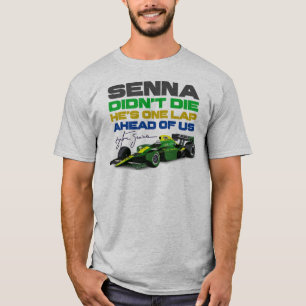 Camiseta Ayrton Senna no murió, está un regazo por delante 