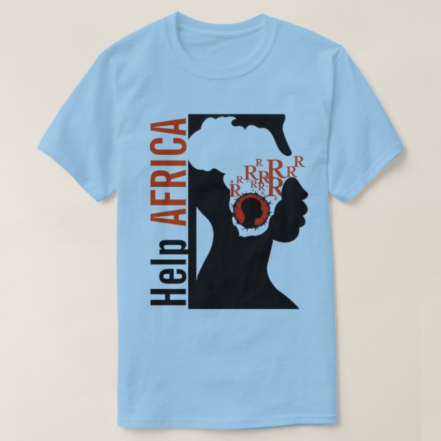 CAMISETA AYUDA A ÁFRICA (Diseño del anverso)