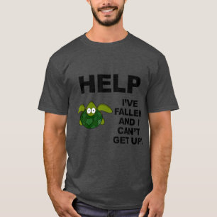 CAMISETA AYUDA A CAER Y NO PUEDO SUBIR