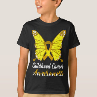 Camiseta Ayuda de la Cinta Mariposa para la Concienciación 