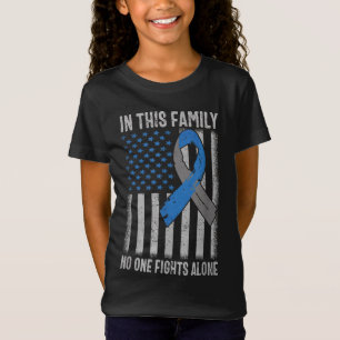 Camiseta Ayuda de la familia de sensibilización sobre diabe